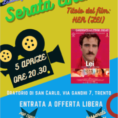 Serata CINEMA – 5 Aprile 2024
